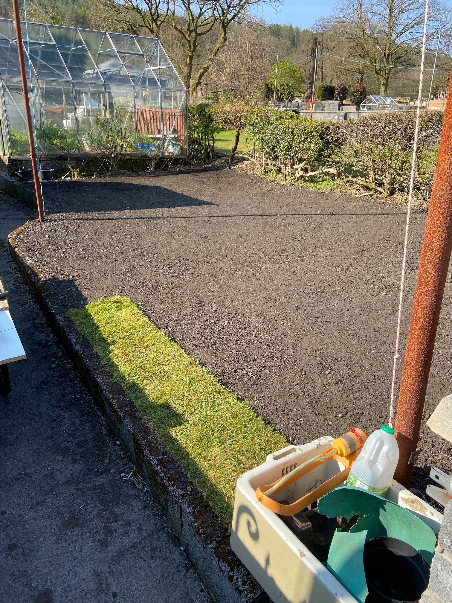 Turfing new lawn South Wales